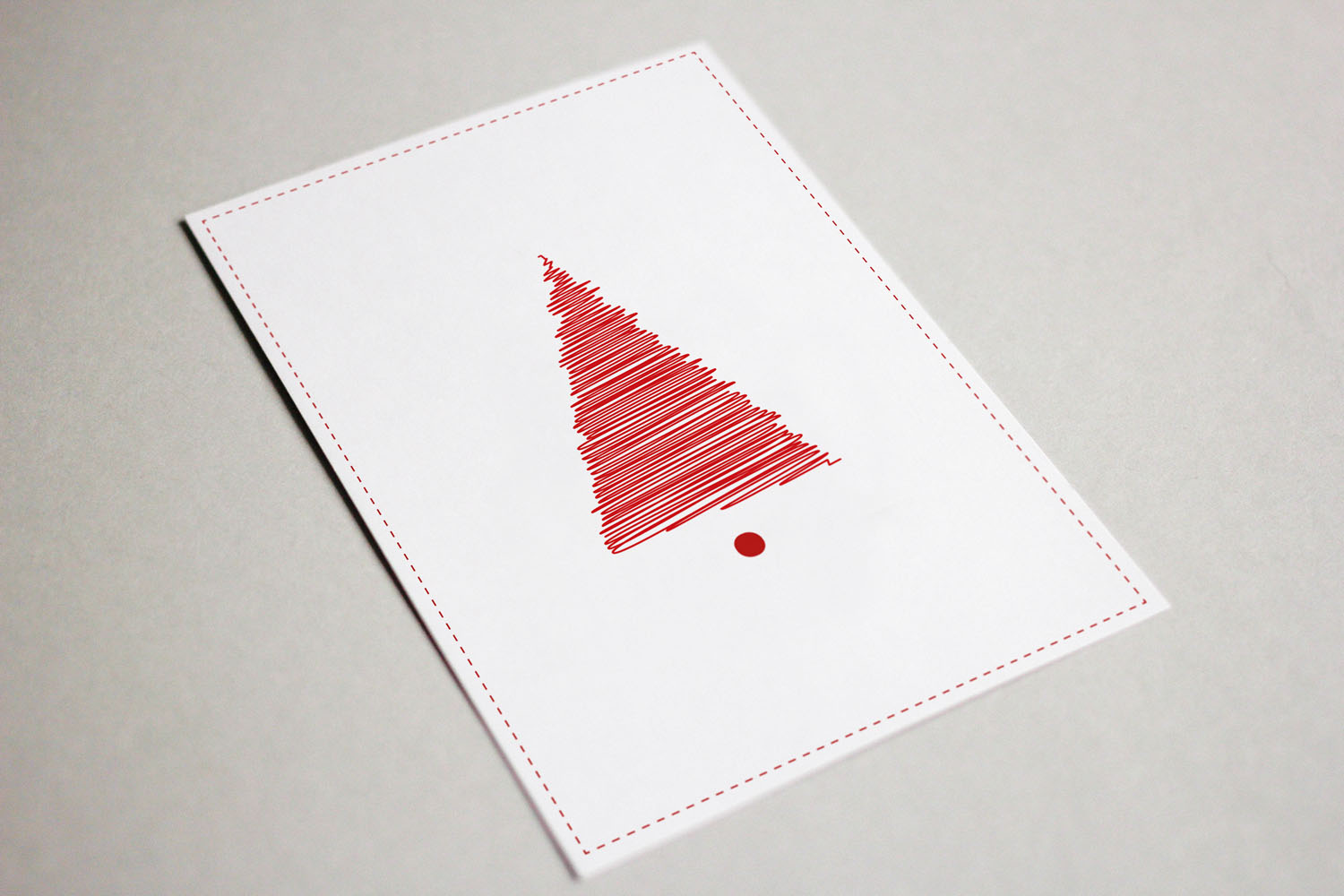 minimalistyczne kartki świąteczne bezpłatny wzór